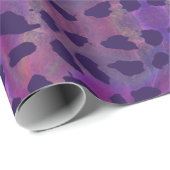 Tierhaut von Lavendeltieren mit lila Stellen Geschenkpapier (Rolleneckpunkt)