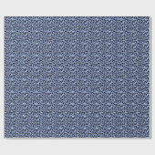 Tierhaut: Wasserfarben-Leopard Geschenkpapier (Flach)