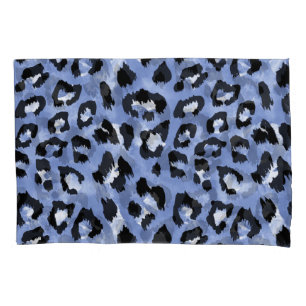Tierhaut: Wasserfarben-Leopard Kissenbezug