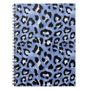 Tierhaut: Wasserfarben-Leopard Notizblock