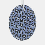 Tierhaut: Wasserfarben-Leopard Ornament Aus Glas (Vorderseite Rechts)