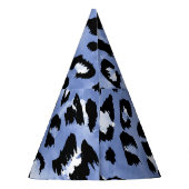 Tierhaut: Wasserfarben-Leopard Partyhütchen (Rückseite)