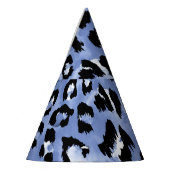 Tierhaut: Wasserfarben-Leopard Partyhütchen (Links)