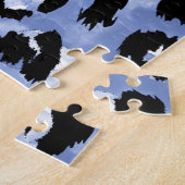 Tierhaut: Wasserfarben-Leopard Puzzle (Seite)