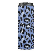 Tierhaut: Wasserfarben-Leopard Thermosbecher (Rückseite)