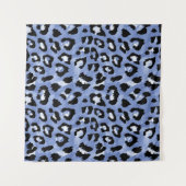 Tierhaut: Wasserfarben-Leopard Wandteppich (Vorderseite (Horizontal))