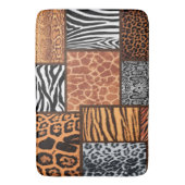 Tierhäute, Trend 2022, Leopard, Tiger, Zebra t Badematte (Vorderseite Vertikal)