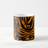 Tierhautmuster Der Stoff mit Tige Abstrakt Kaffeetasse (Mittel)