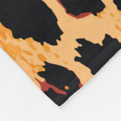 Tierhautmuster nahtlos. fleecedecke (Ecke)