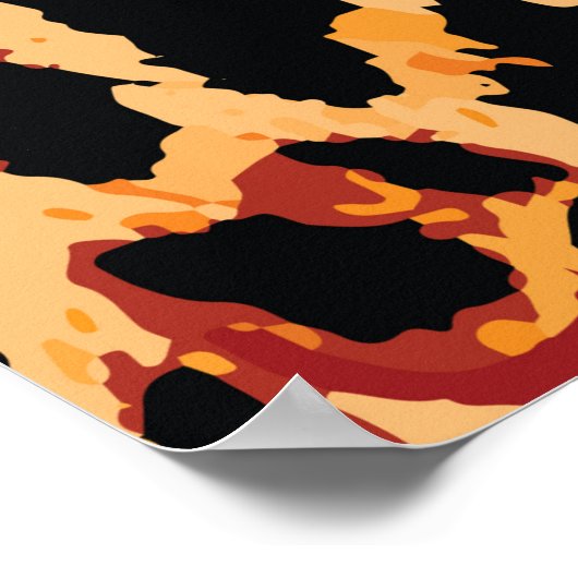 Tierhautmuster nahtlos. poster (Ecke)