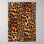 Tierhautmuster nahtlos. poster (Vorne)