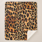 Tierhautmuster nahtlos. sherpadecke (Vorderseite)