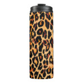 Tierhautmuster nahtlos. thermosbecher (Vorderseite)