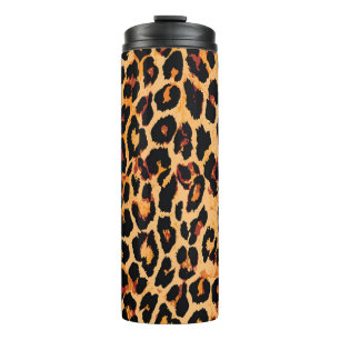 Tierhautmuster nahtlos. thermosbecher