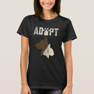 Tierheim Adoptieren Sie Vintage-Tiere Katzen Hunde T-Shirt