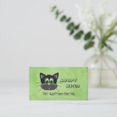 Tierheim Adoption Visitenkarte (Stehend Vorderseite)