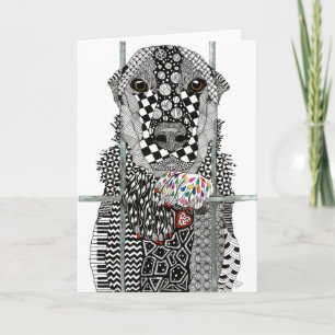 Tierheim-Hundegruß-Karte Dankeskarte