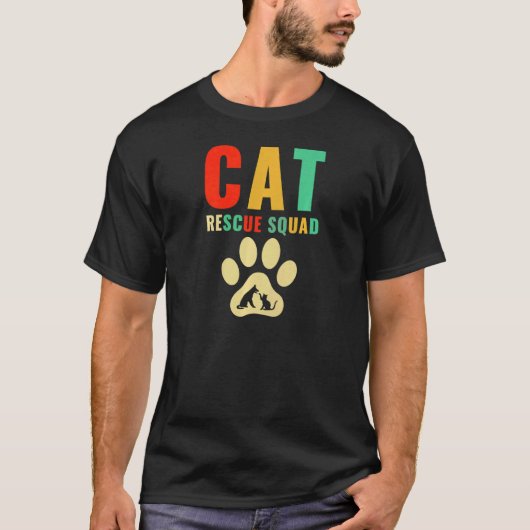 Tierheim Katzenrettungsteam T-Shirt (Vorderseite)