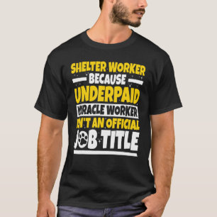 Tierheimmitarbeiter Tierliebhaber Katzenfreiwillig T-Shirt