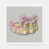 Tierherden in der Flock Serviette (Vorderseite)