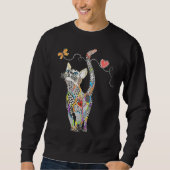 Tierhund und Katze Adoption Sweatshirt (Vorderseite)