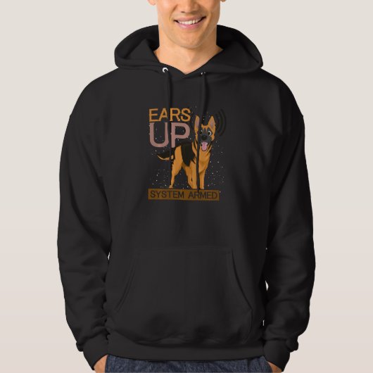 Tierhunde Ohren-Aufrüstsystem Hoodie (Vorderseite)