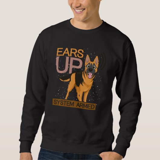 Tierhunde Ohren-Aufrüstsystem Sweatshirt (Vorderseite)