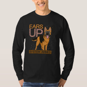 Tierhunde Ohren-Aufrüstsystem T-Shirt