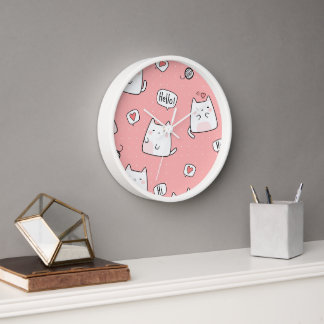 Tierillustration Uhr