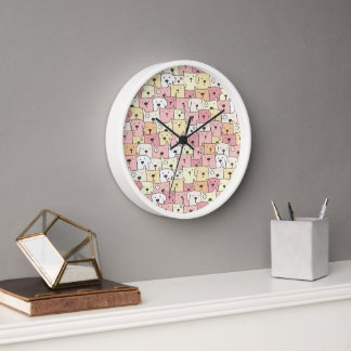 Tierillustration Uhr