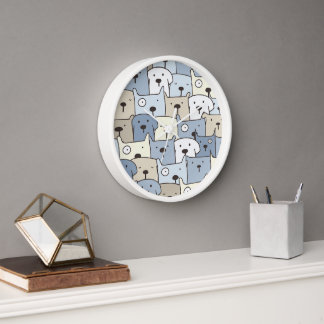 Tierillustration Uhr