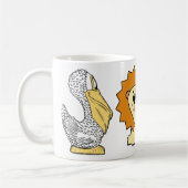 Tierillustrationen individuelle Name Tasse von Kin (Links)