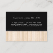 Tierindustrie Visitenkarte (Rückseite)