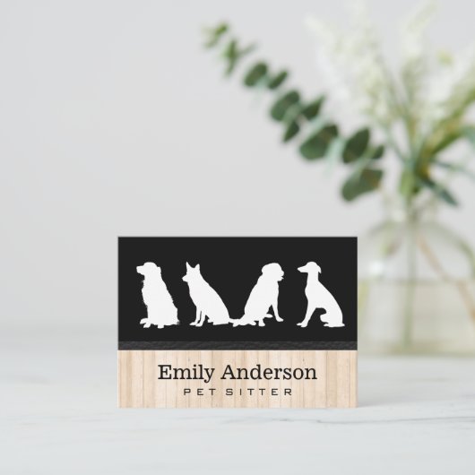 Tierindustrie Visitenkarte (Stehend Vorderseite)