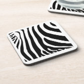 Tierinstinkte (Zebra) Muster Getränkeuntersetzer (Linke Seite)