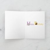 Tierische ABC-Geburtstagskarte Karte (Innenseite)