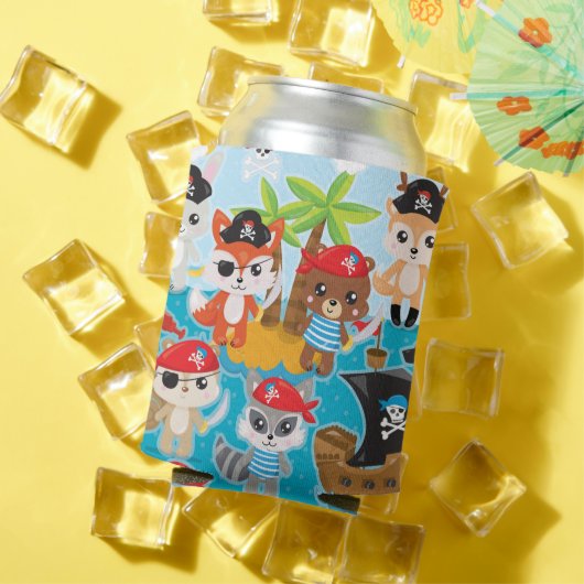 Tierische Crew Party Pirate kann kühlen Dosenkühler (In Situ Sommer)