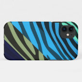 Tierische Druckhaut Zebra Retro farbiges Muster 6 Case-Mate iPhone Hülle (Rückseite (Horizontal))