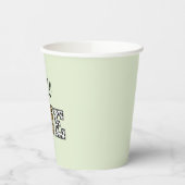 Tierische Form Kalligrafie wild Pappbecher (Links)