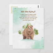 Tierische Fun-Fakten Postkarten (Vorne/Hinten)