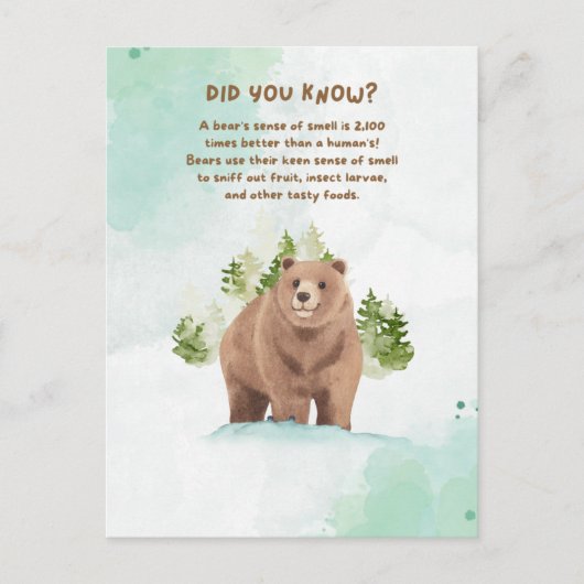 Tierische Fun-Fakten Postkarten (Vorderseite)