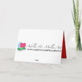 Tierische Geburtstagskarten: Erster Geburtstag Karte (Rückseite)