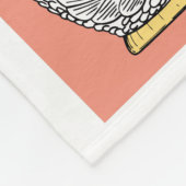 Tierische Illustrationen individuelle Name Fleece  (Ecke)