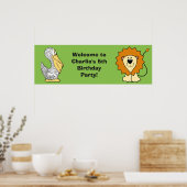 Tierische Illustrationen Kinderposter für Sonderte Poster (Küche)