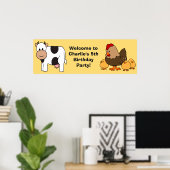 Tierische Illustrationen Kinderposter für Sonderte Poster (Heimbüro)