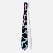Tierische Kuh Spots Multicolor Neck Tie Krawatte (Vorderseite)