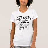 Tierische Liebe Nicht Haustiere Liebe Veganer Akti T-Shirt (Vorderseite)