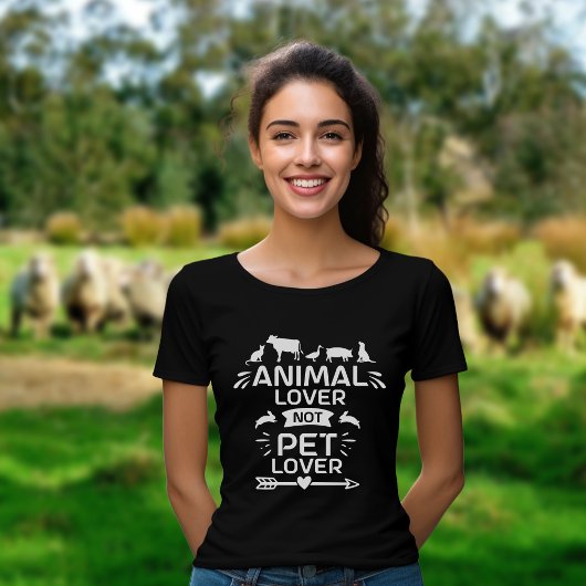 Tierische Liebe nicht tierische Liebe, Veganer Akt T-Shirt