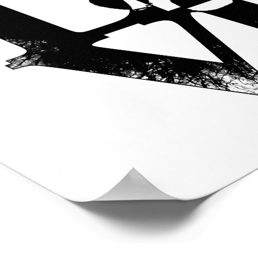 Tierische Liebe Pfow Print Poster (Ecke)