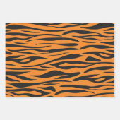 Tierische Muster Wilder Tiere Geburtstag Geschenkpapier Set (Vorderseite)